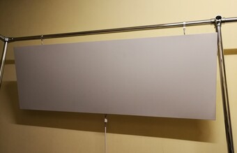 Электрическая отопительная панель металл 380х1100