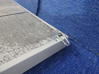 Электрическая отопительная панель металл 600x600