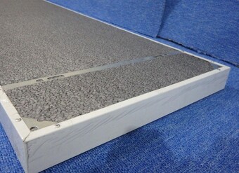 Плоская водяная отопительная панель 380x1100